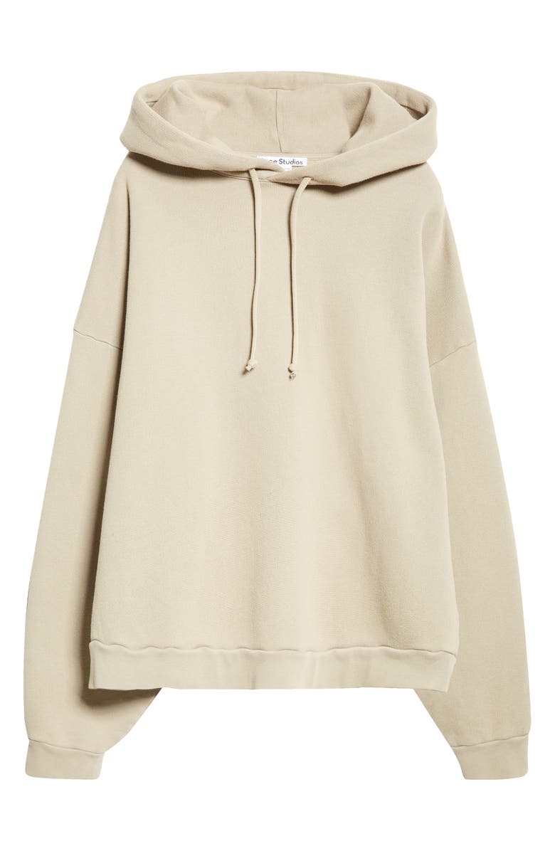 Acne Studios Gender Inclusive Relaxed Fit Hoodie, Alternate, color, Concrete