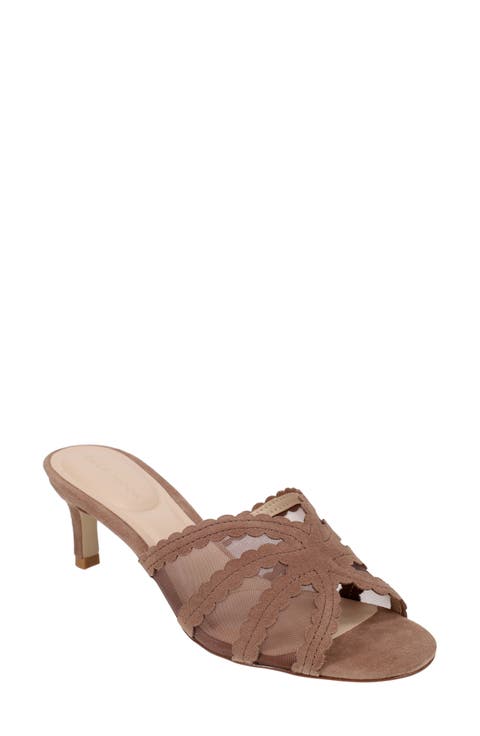 Vione Kitten Heel Slide Sandal