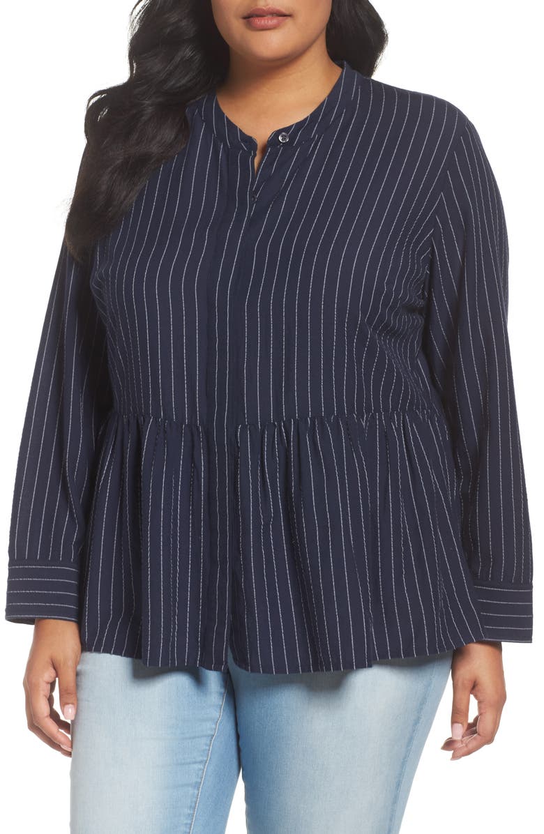 Caslon<sup>®</sup> Peplum Blouse, Main, color,