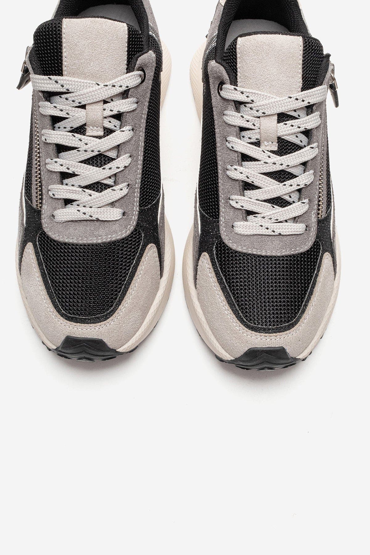 Prologue Shoes Rocca Zip Sneaker, Alternate, color, Black