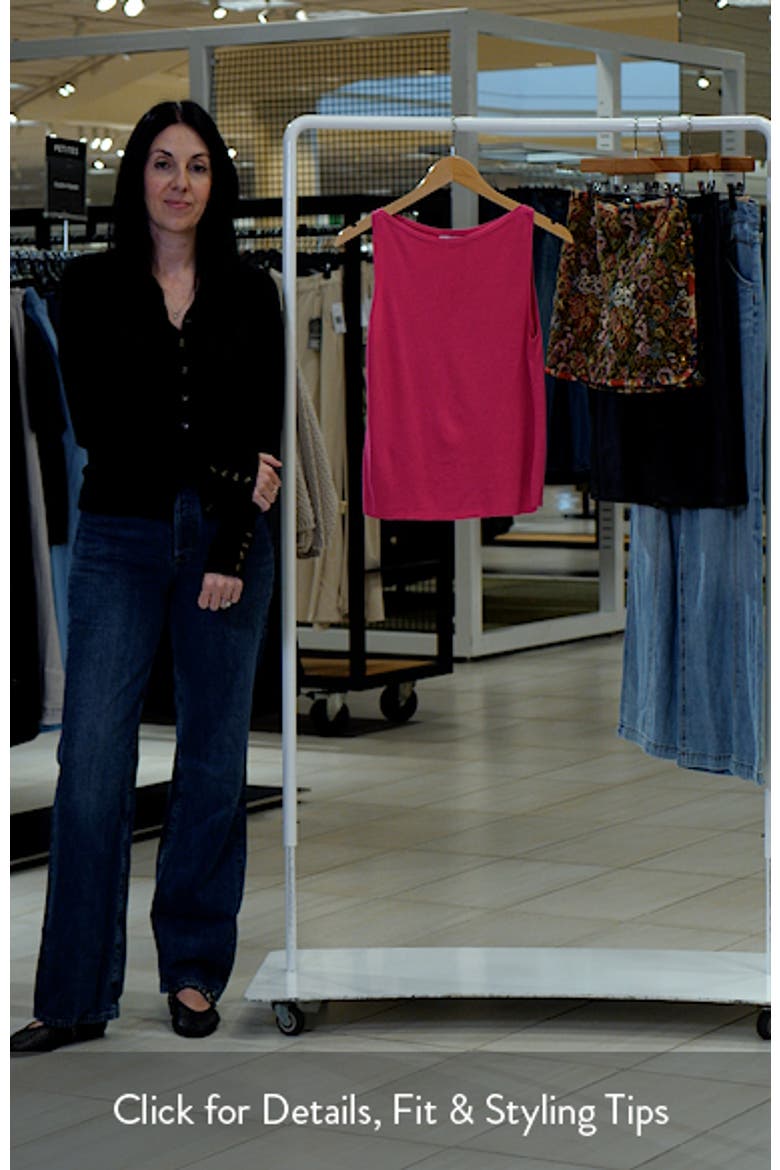 Fine-Knit Boat Neck Top video