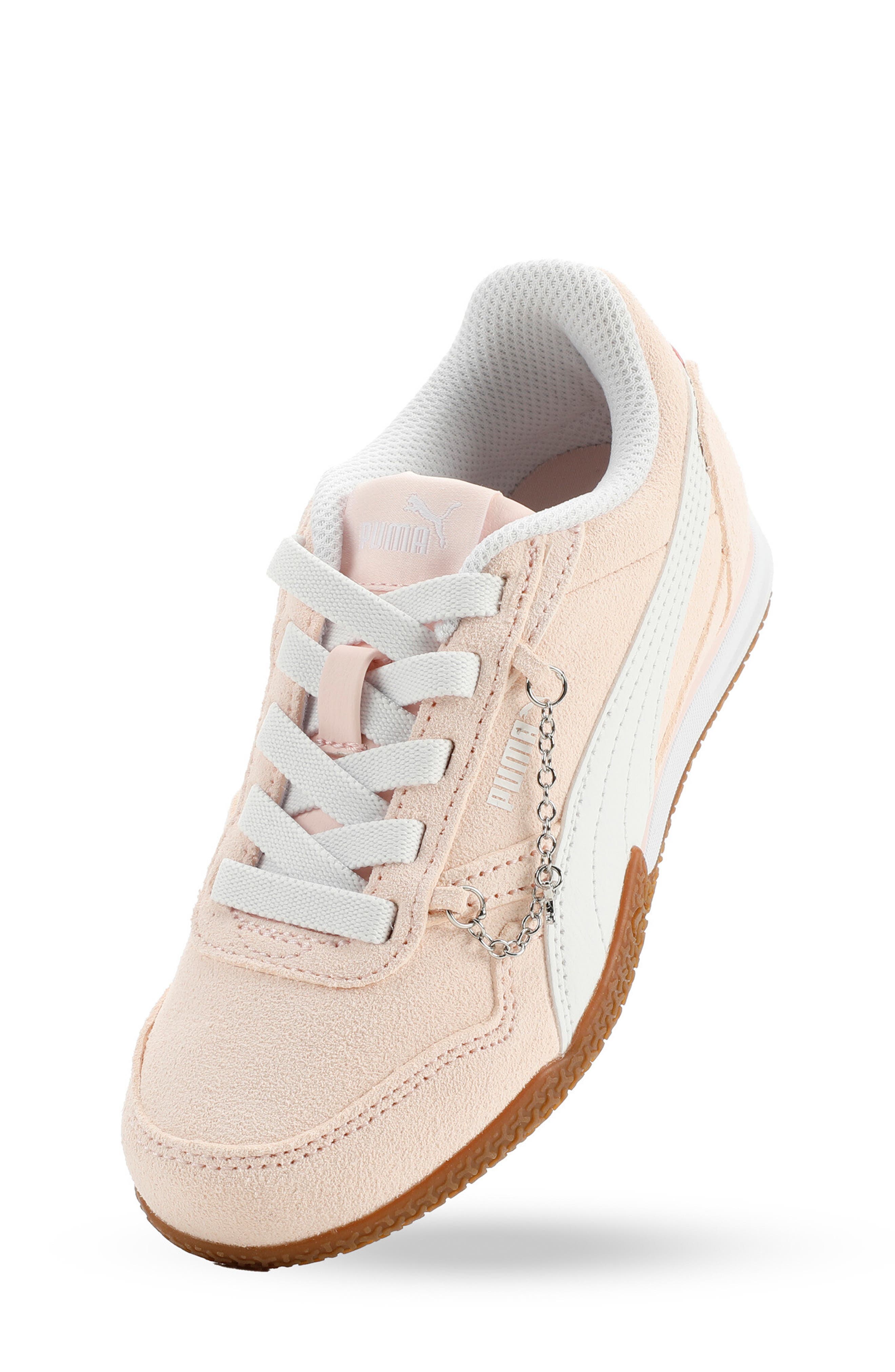 PUMA Kids' Bella Donna Metallic Sneaker, Alternate, color, Frosty Pink/ Puma White