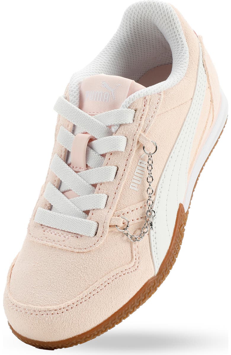 PUMA Kids' Bella Donna Metallic Sneaker, Alternate, color, Frosty Pink/ Puma White