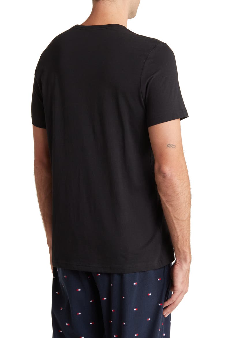 Core Flag Crewneck Tee, Alternate, color, BLACK
