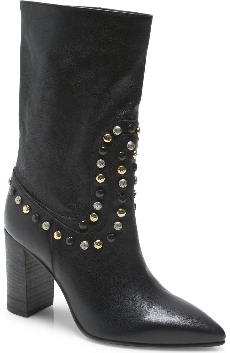 Free People Dakota Studded Western Boot, Main, color,
