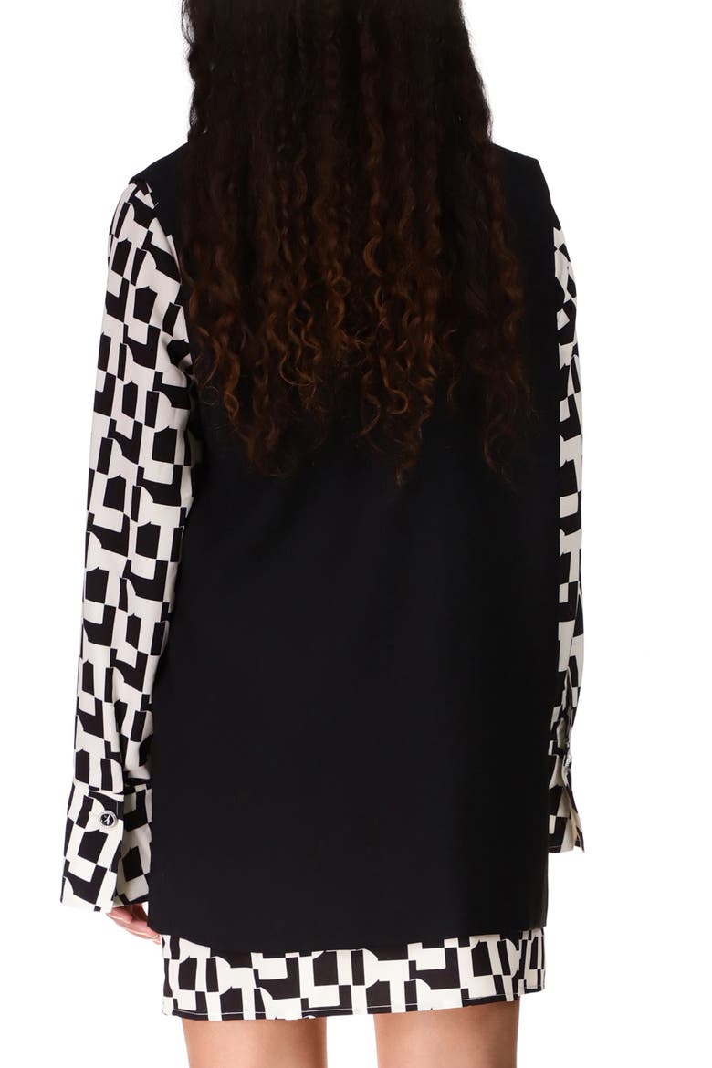 Woven Vest, Alternate, color, BLACK NIGHT