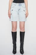 Bayeas Miki High Waist Denim Bermuda Shorts