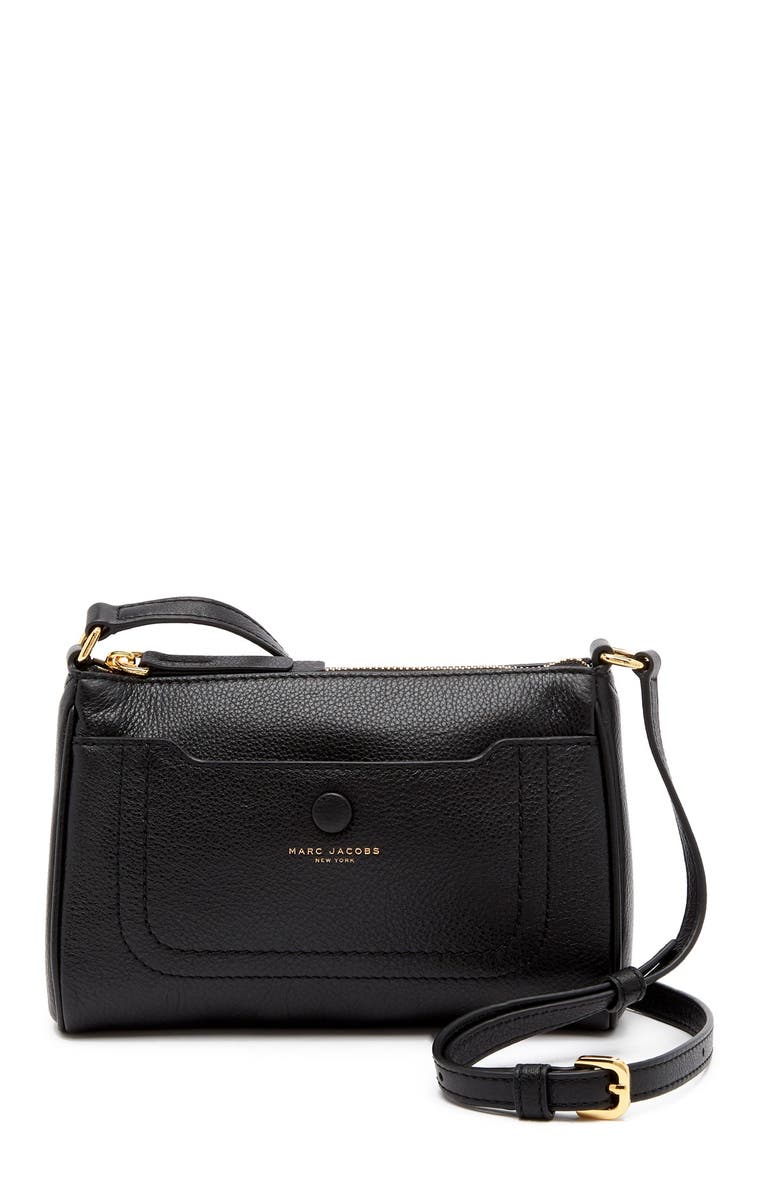 Marc Jacobs Empire City Leather Crossbody Bag, Alternate, color, 