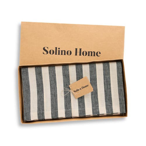 Solino Home Linen Table Throw In Multi