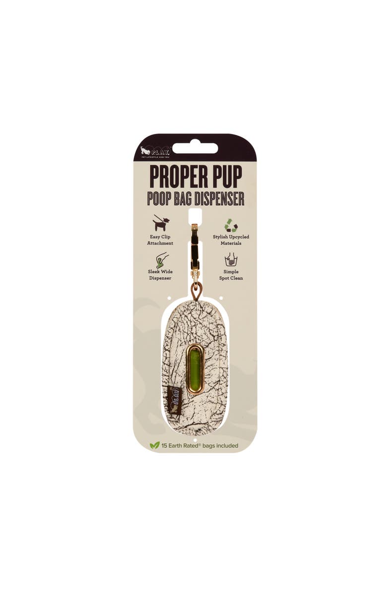 P.L.A.Y. Proper Pup Poop Bag Dispenser, 15 Count, Alternate, color, Multicolored