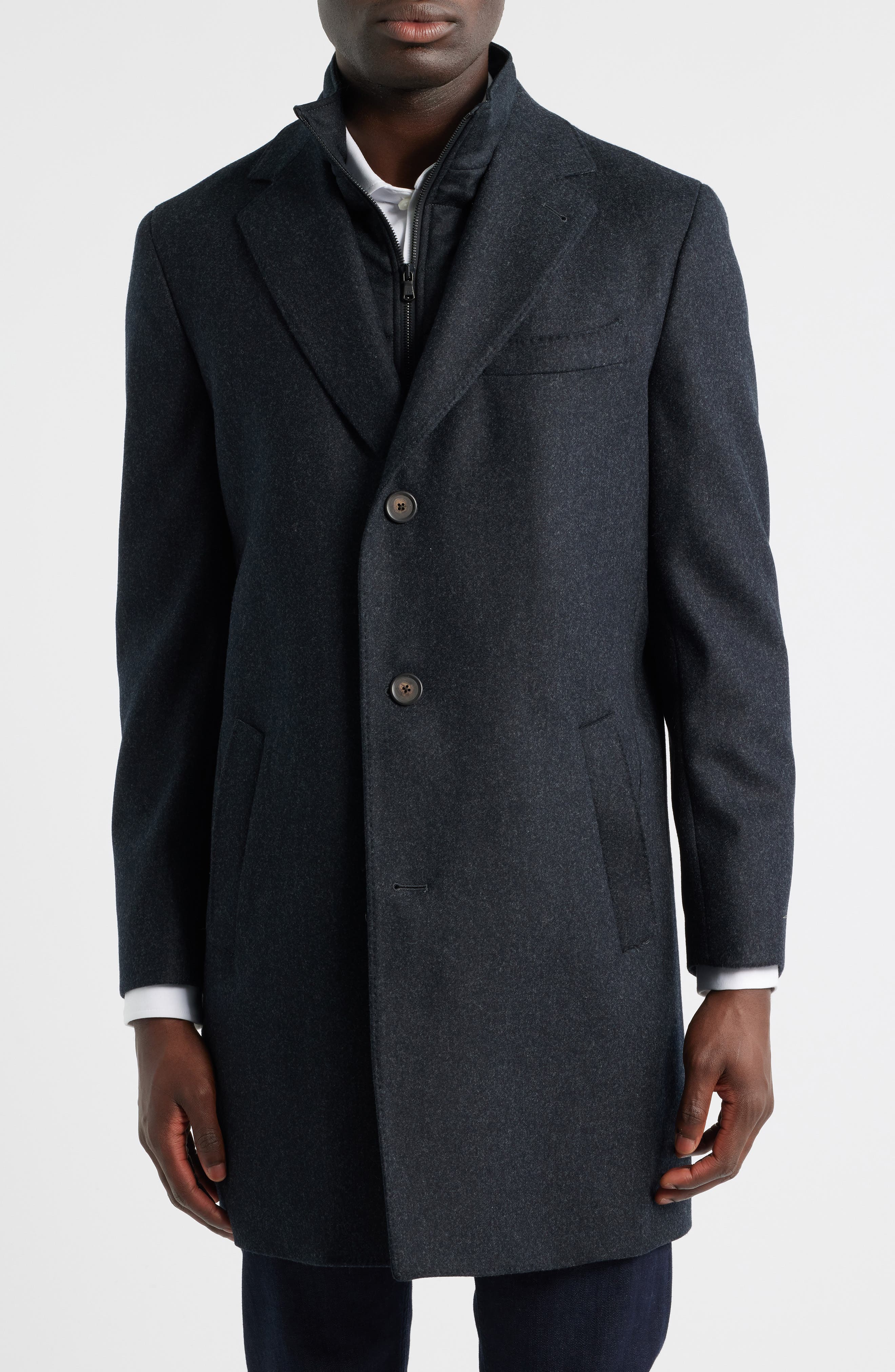 Jack Victor Delroy Wool Topcoat (Men) | Nordstrom