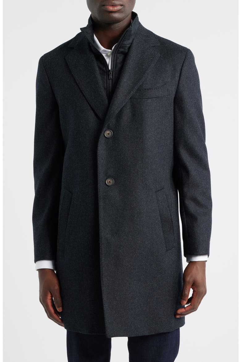 Delroy Wool Topcoat, Alternate, color, CHARCOAL