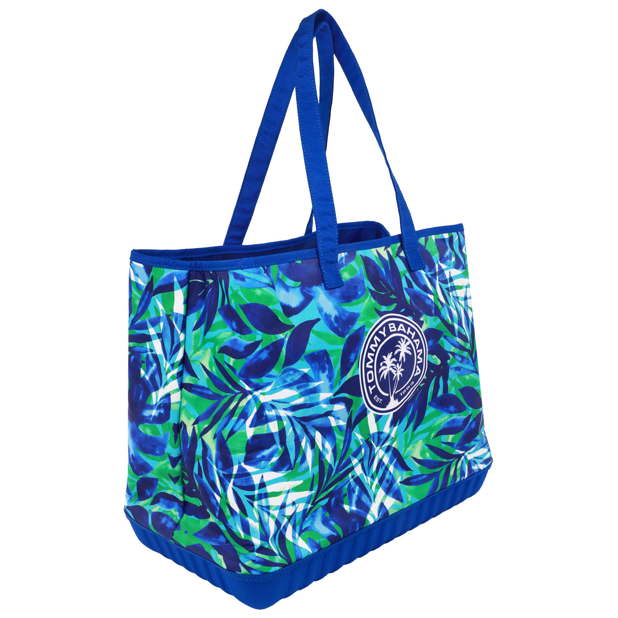 Tommy Bahama Patch Water-Repellant Tote Bag with Pouch, Alternate, color, Navy/Green