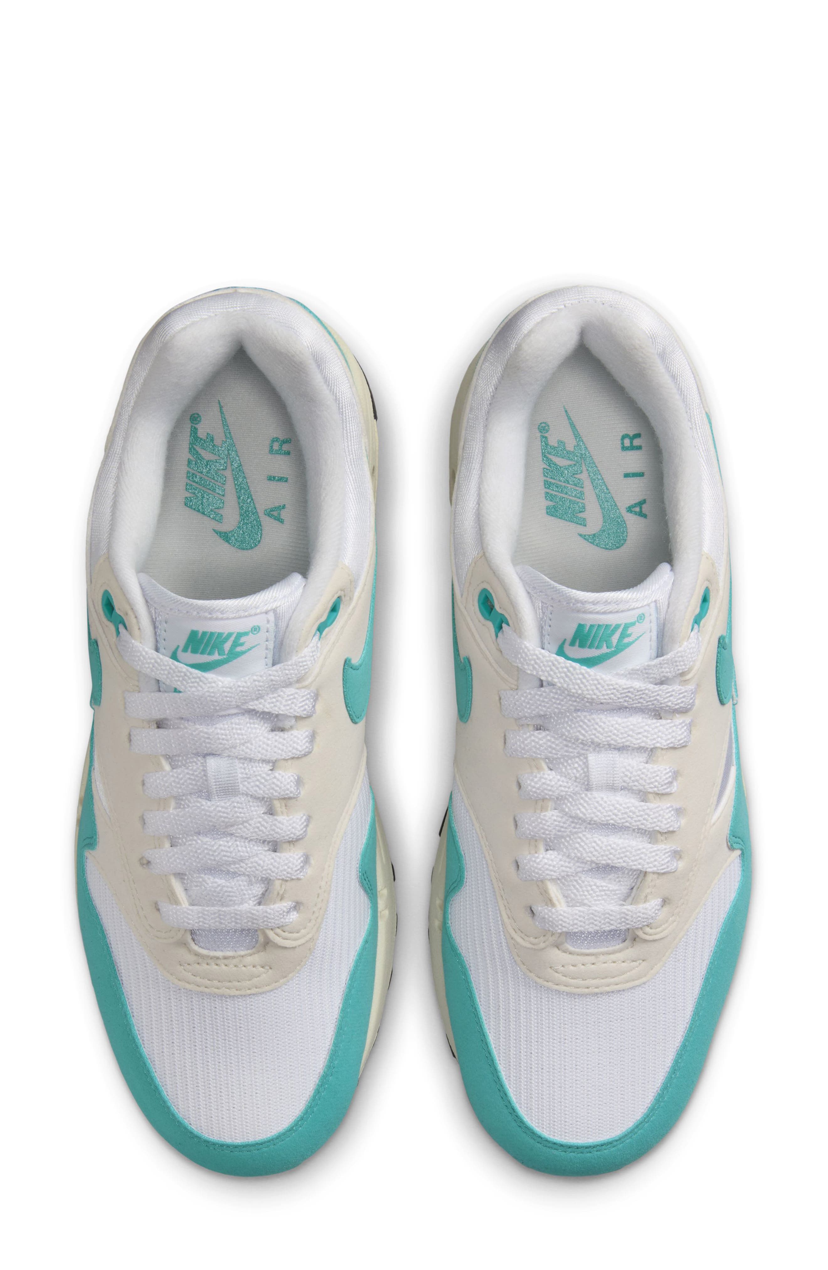 Nike Air Max 1 '87 Sneaker, Alternate, color, White/ Phantom/ Milk/ Cactus