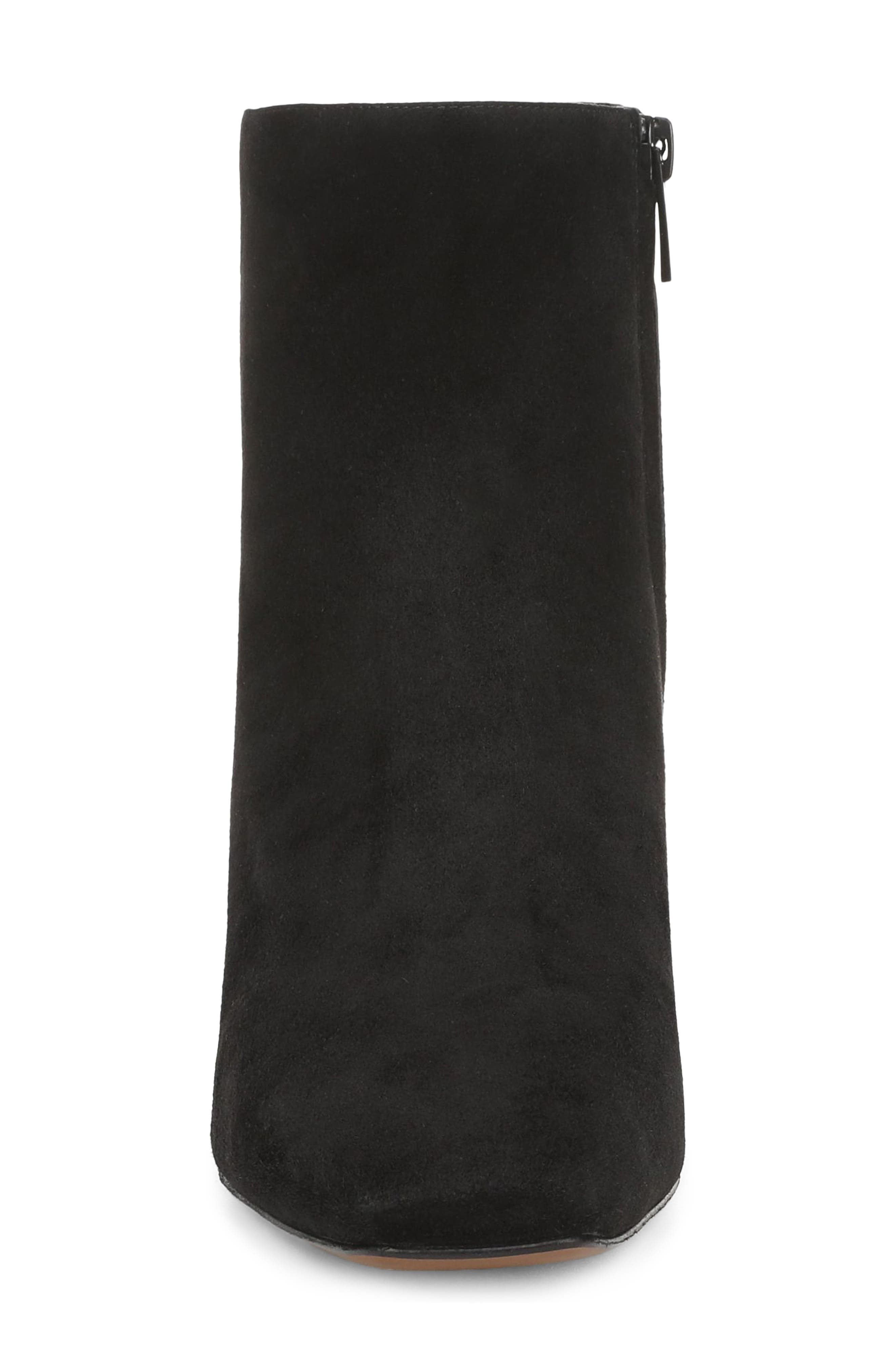 Lilith Leather Bootie, Alternate, color, BLACK