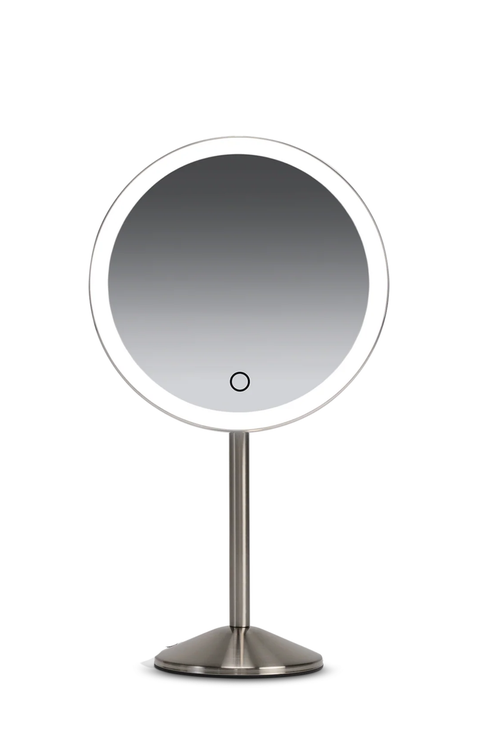 Modern Portable Rechargeable Magnetic 1x Magnication Table Mirror