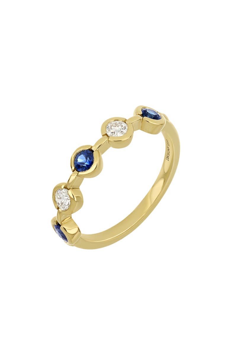 Bony Levy El Mar Diamond & Sapphire Circle Ring, Main, color, 