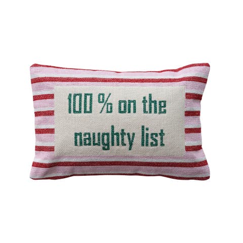 Artisan Stripe Cotton Lumbar Pillow