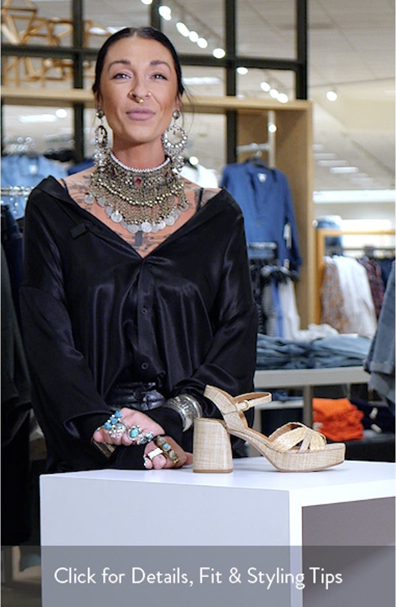 Marrika Ankle Strap Platform Sandal, sales video thumbnail