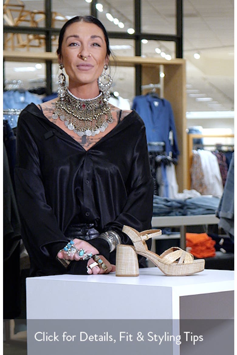 Marrika Ankle Strap Platform Sandal video