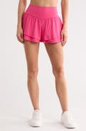 YOGALICIOUS Lightstreme Flirty 2-in-1 Active Shorts