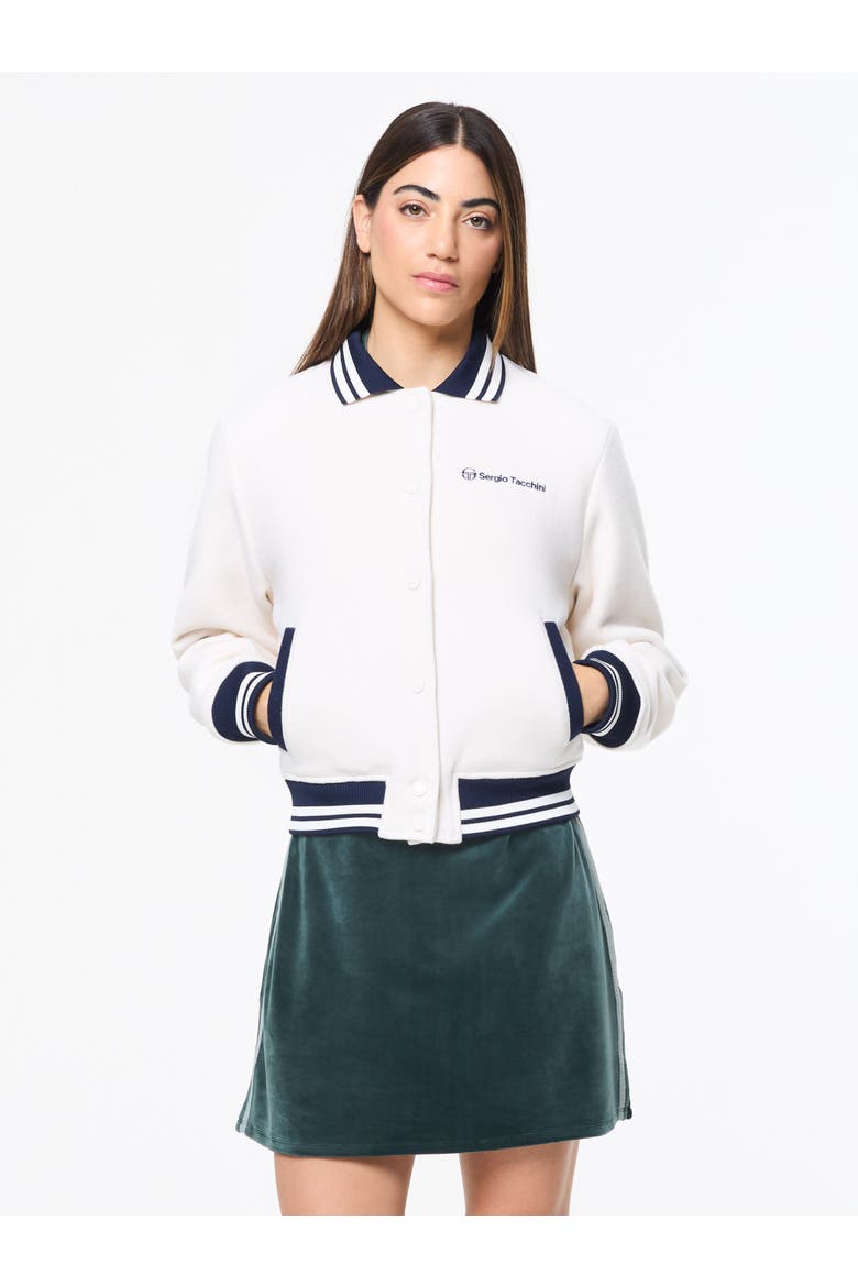 Marisa Varsity Jacket, Main, color, GARDENIA