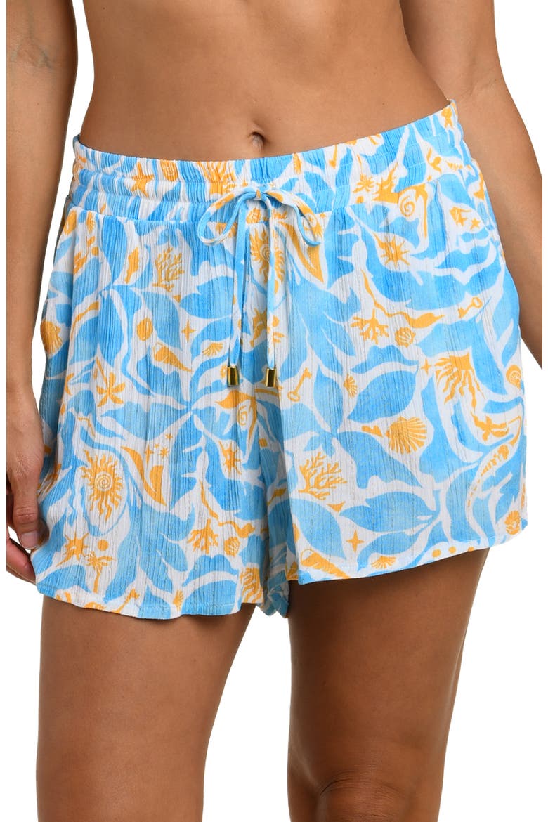 Trinkets Cover-Up Shorts, Main, color, SKY