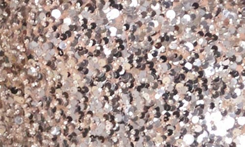 Endless Rose Bead & Sequin Tube Top In Metallic