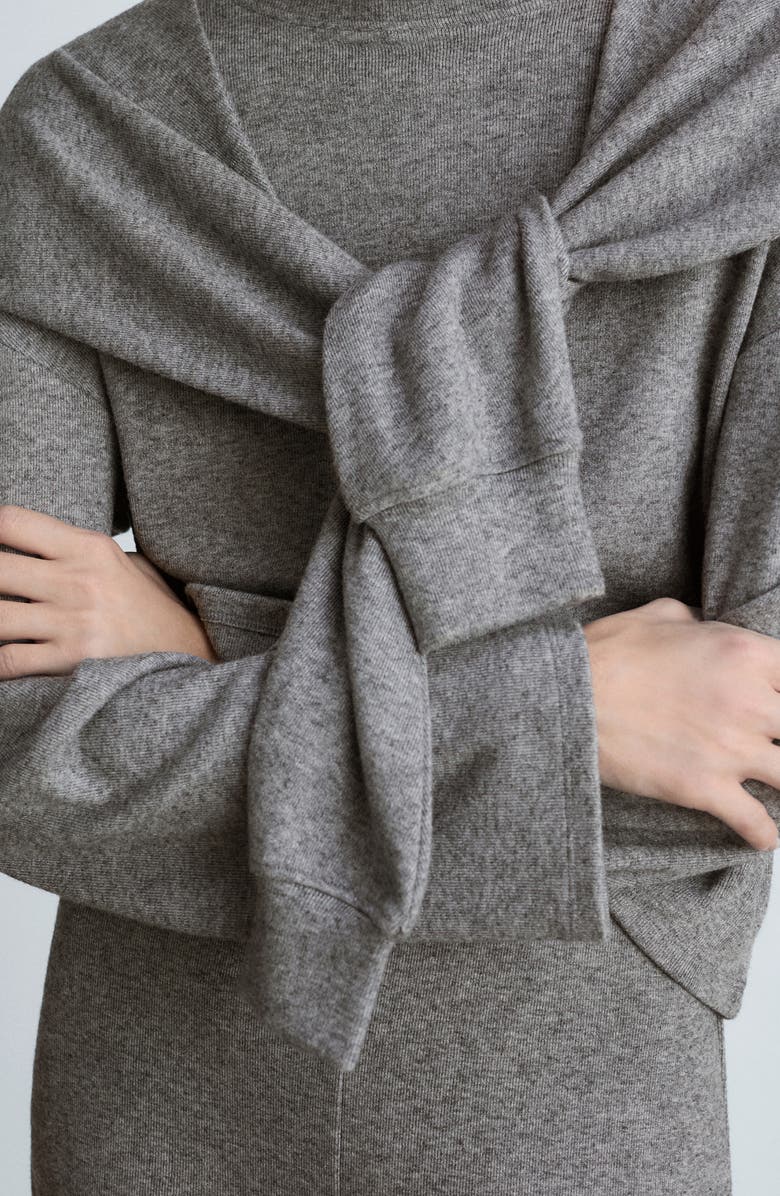 MANGO Decorative Sleeve Sweatshirt, Alternate, color, 