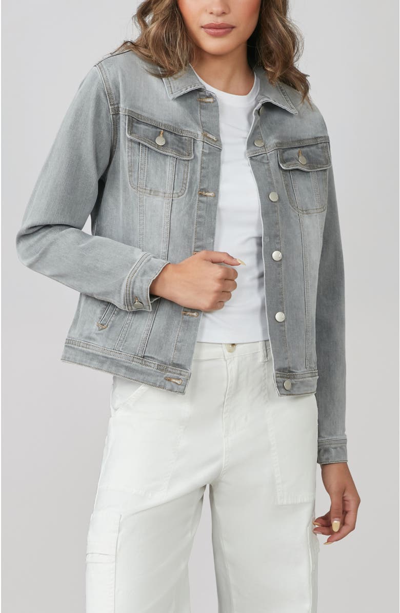 Lola Jeans Gabriella Classic Denim Jacket, Alternate, color,