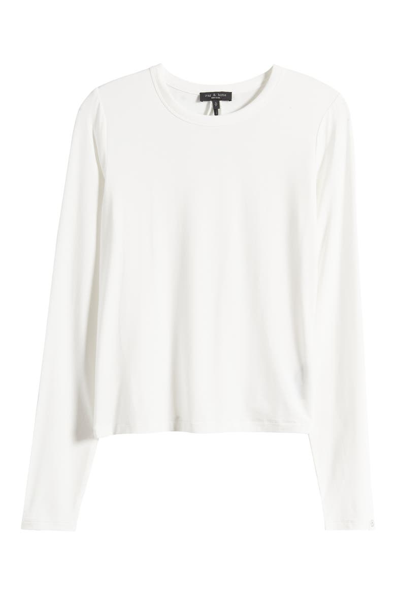 ICONS Luca Slim Fit Long Sleeve Top, Alternate, color, WHT
