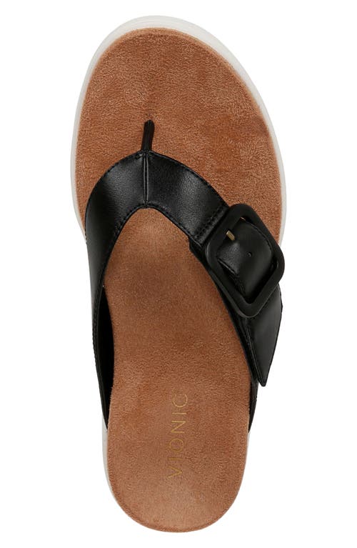 Vionic Uptown Marin Sandal In Black