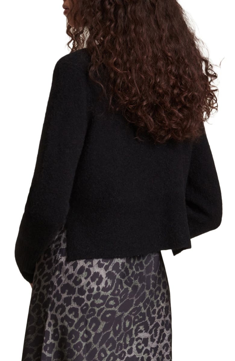 AllSaints Wick Alpaca Blend Crop Sweater, Alternate, color,