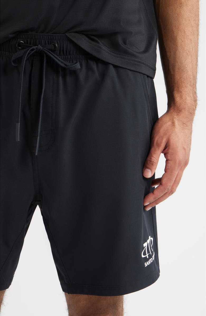 SANTO STUDIO Khalil Rountree Edition - Tempo Bold Tech Shorts, Alternate, color, Black