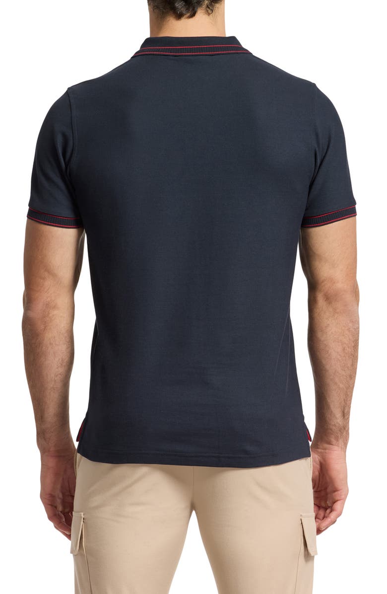 Psycho Bunny McCoy Piqué Pima Cotton Polo, Alternate, color, 