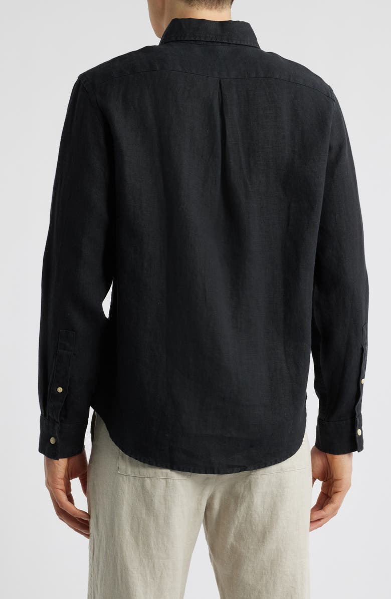 ALEX CRANE Playa Linen Button-Down Shirt, Alternate, color, 
