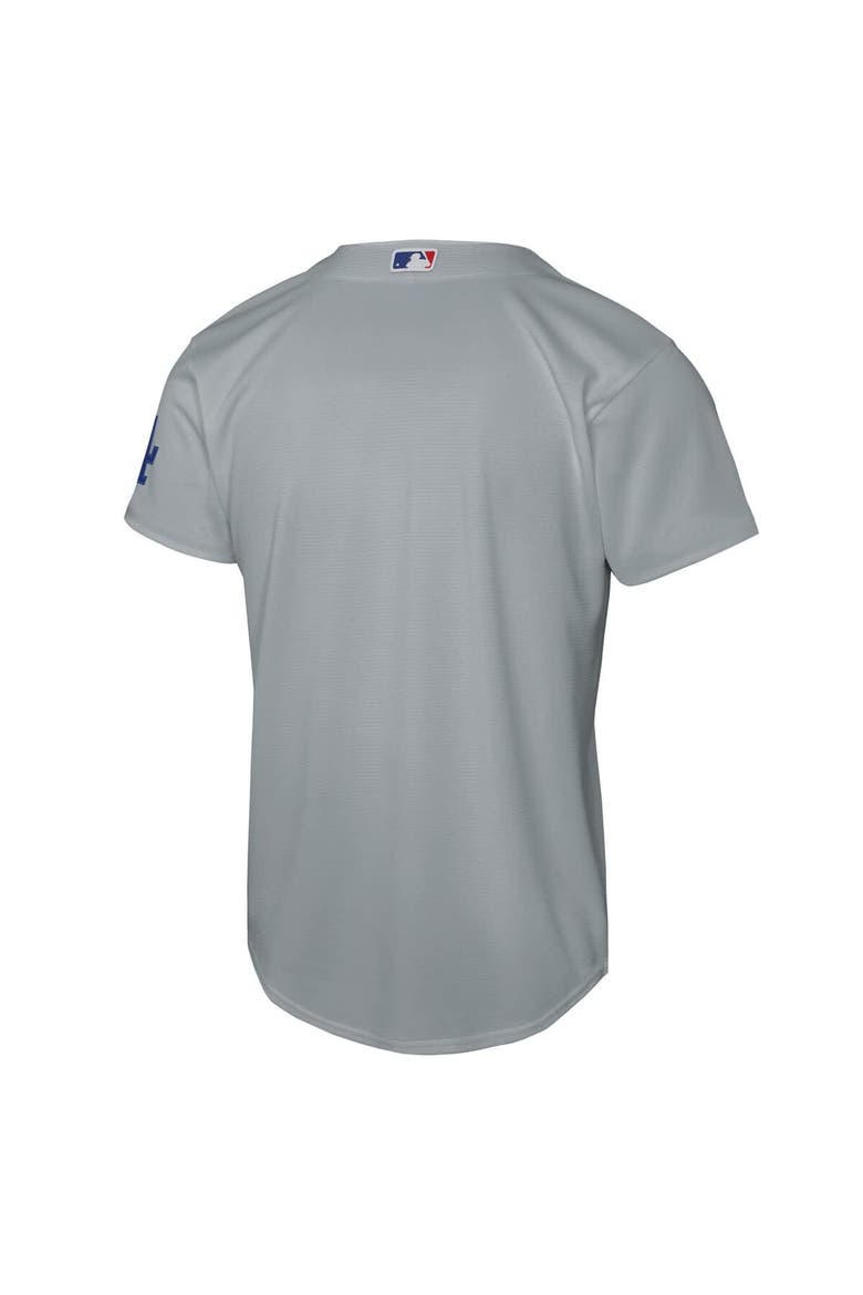 Youth Nike Gray Los Angeles Dodgers Alternate Stadium Jersey, Alternate, color, Gray
