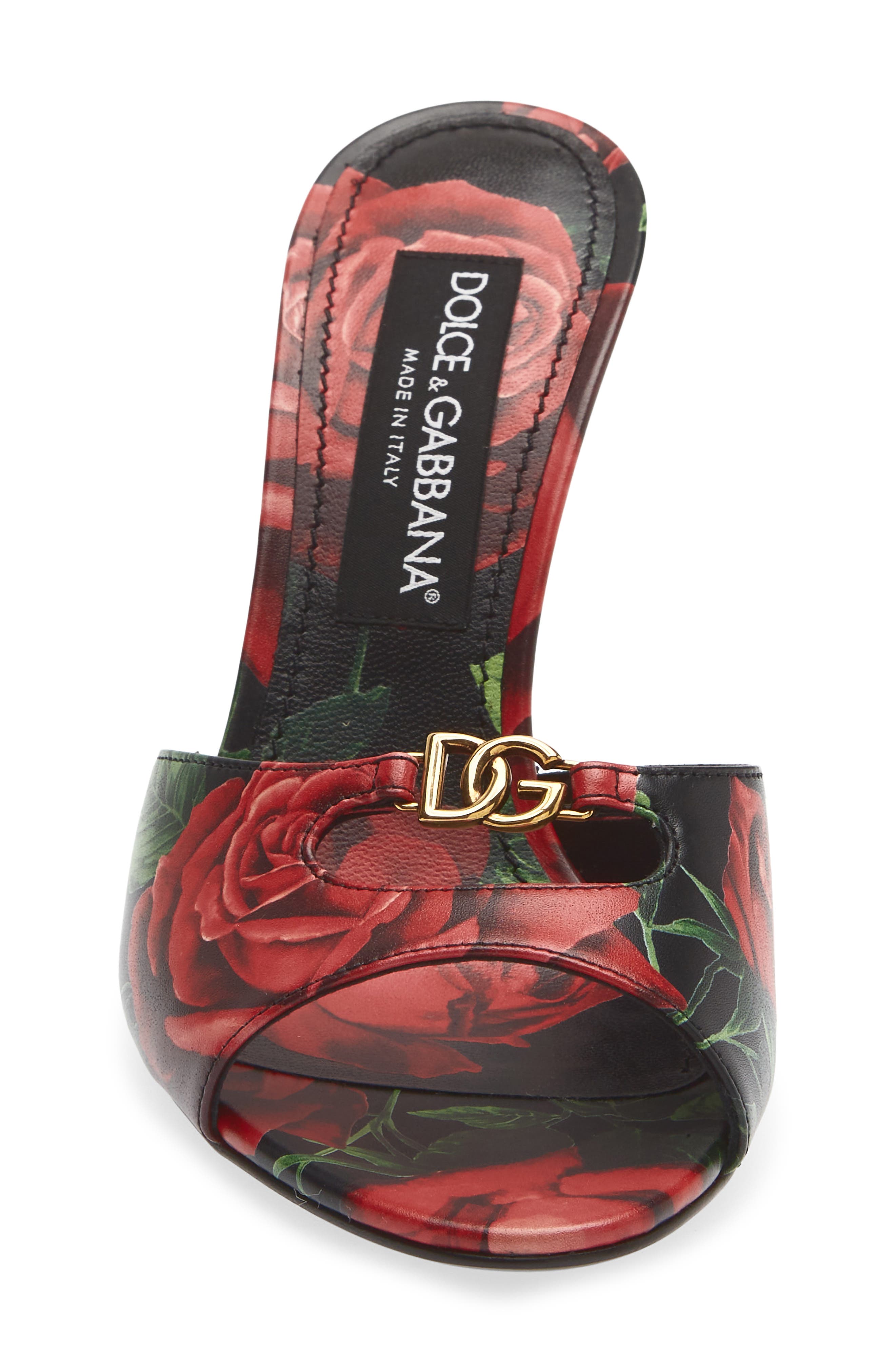 Keira Rose Print Slide Sandal, Alternate, color, HN6EJ ROSE ROSSE F.NERO