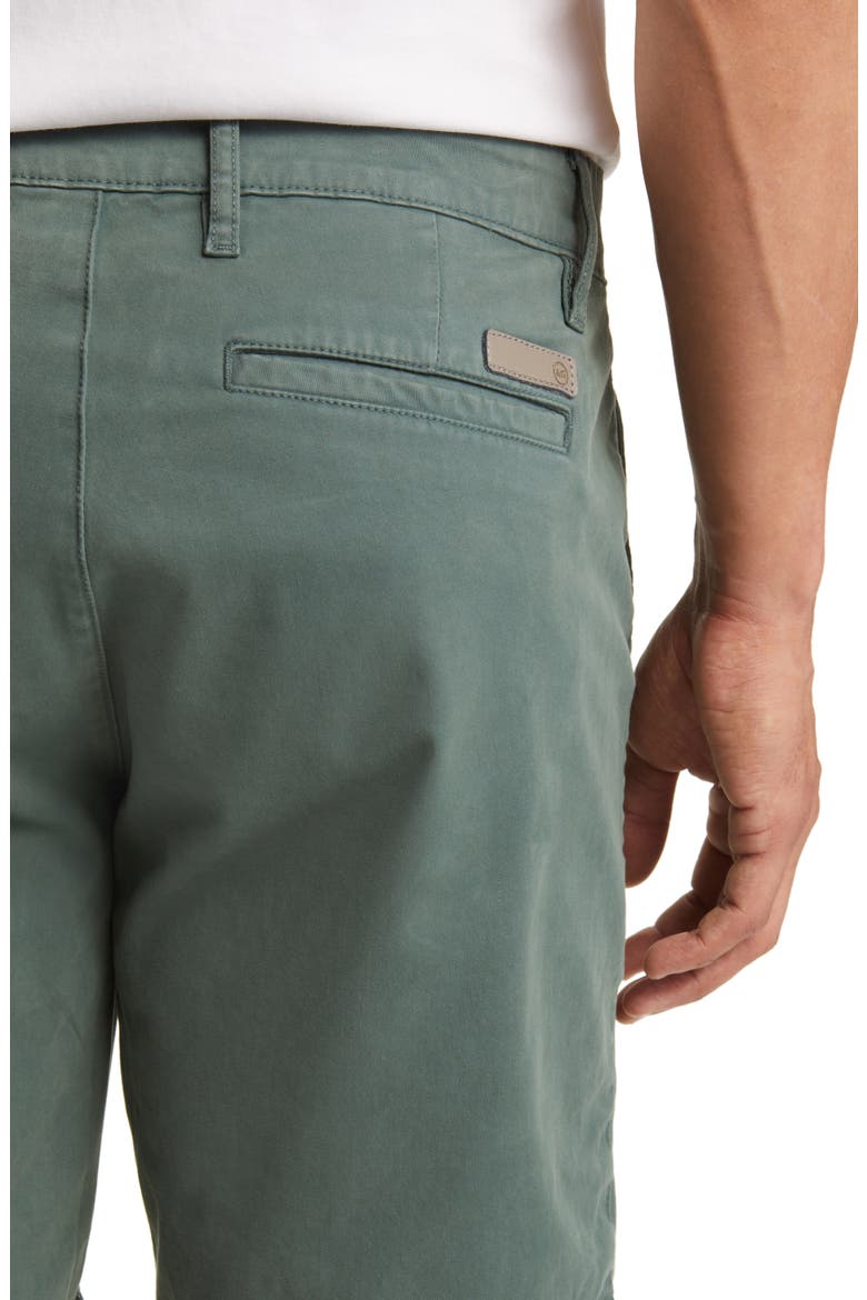 Wanderer 8.5-Inch Stretch Cotton Chino Shorts, Alternate, color, SULFUR KELP FOREST
