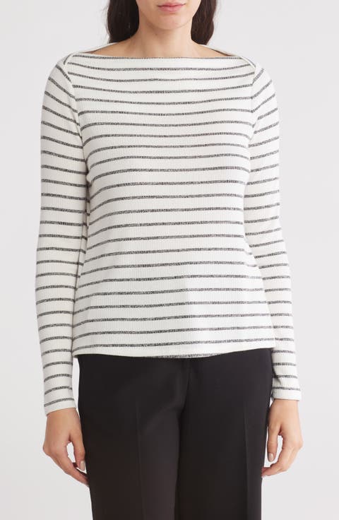 Sammi Ribbed Long Sleeve High Neck Top