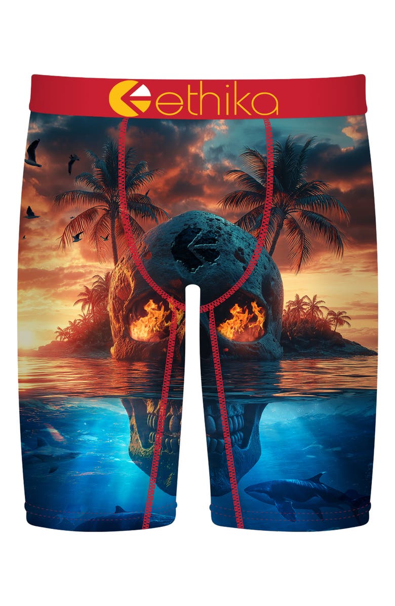 Ethika Kids' Skol Island Boxer Briefs, Main, color, Skol Island