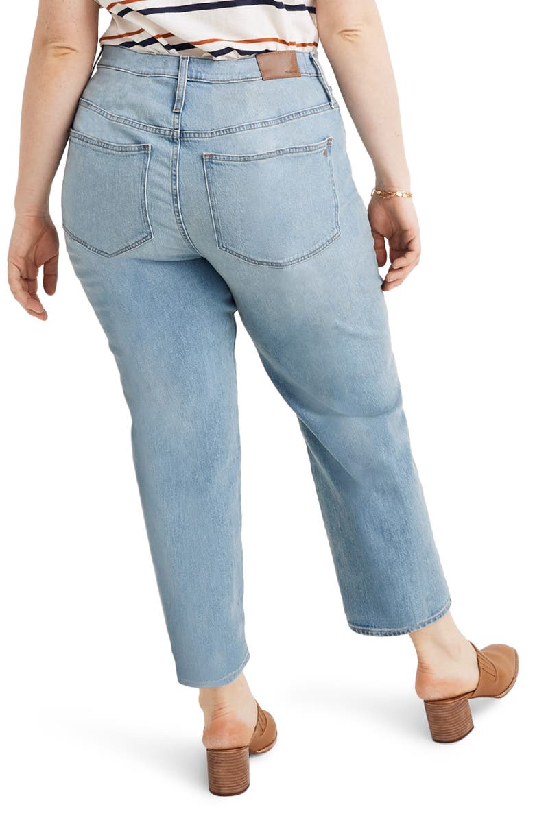 Madewell Classic Crop Straight Jeans, Alternate, color, 
