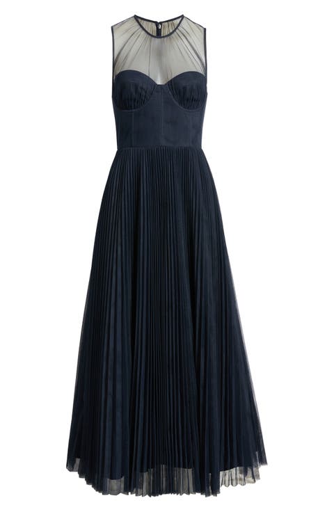 Donya Pleated Gown