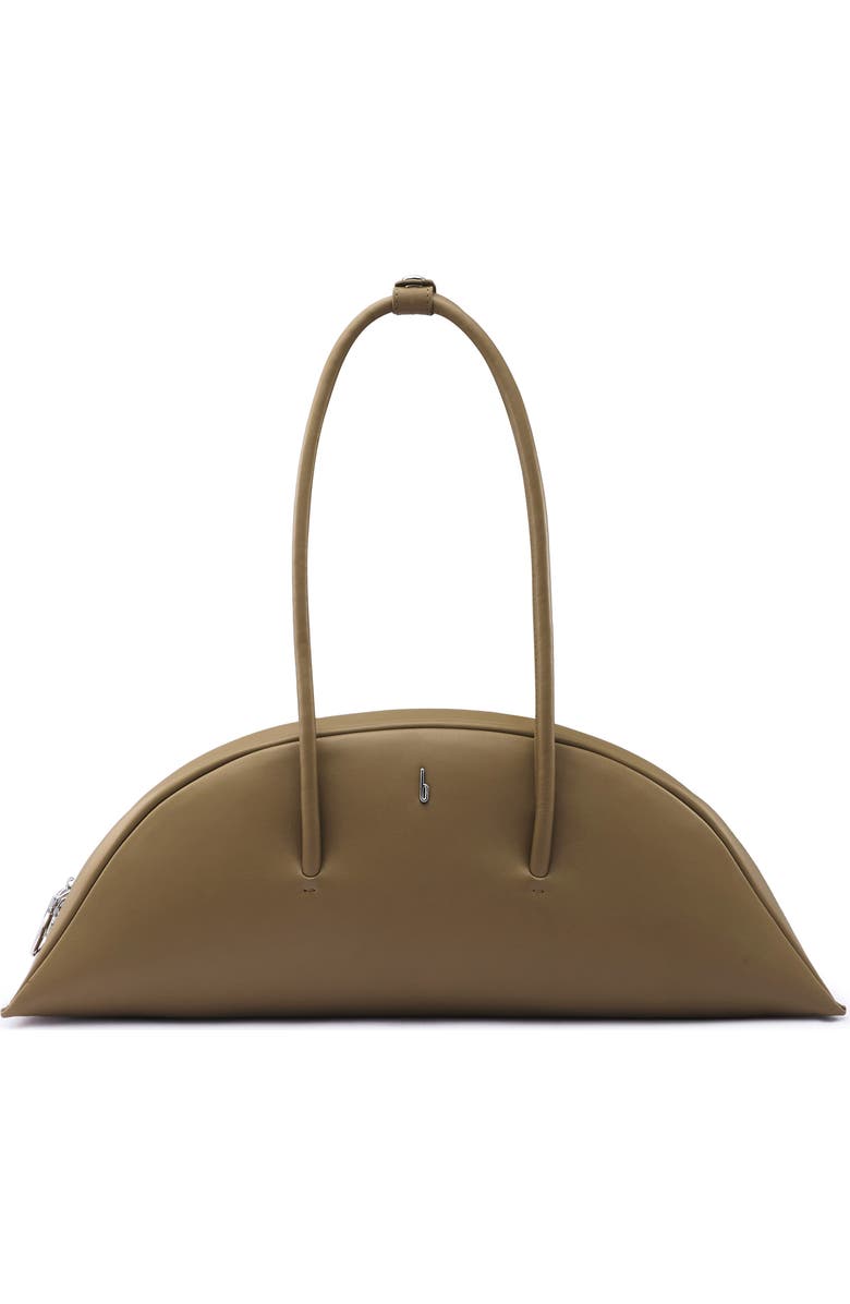 behno Laverne Leather Bowler Bag, Main, color, Palm