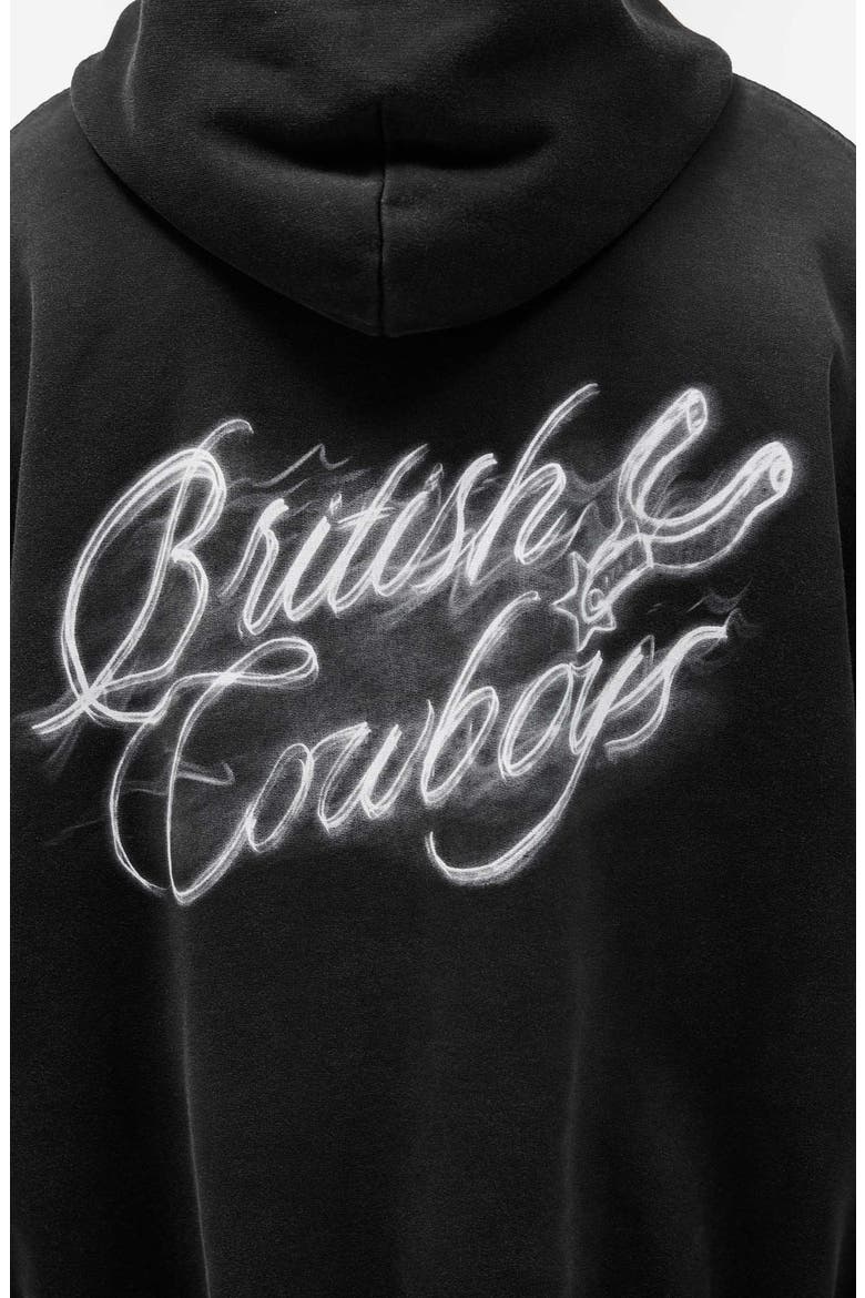 Nothing Faster Quarter Zip Graphic Sweatshirt, Alternate, color, STAINED BLACK