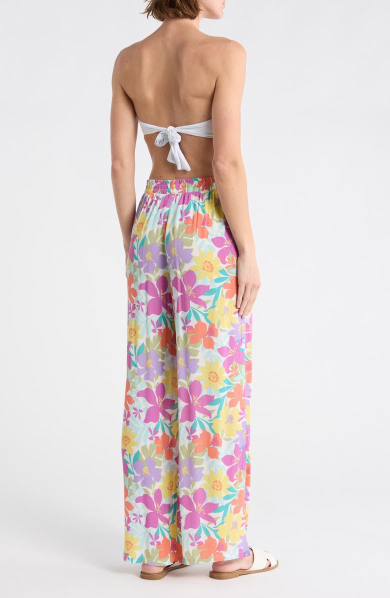 Billabong Seaside Wide Leg Pants, Alternate, color, Sweet Orchid