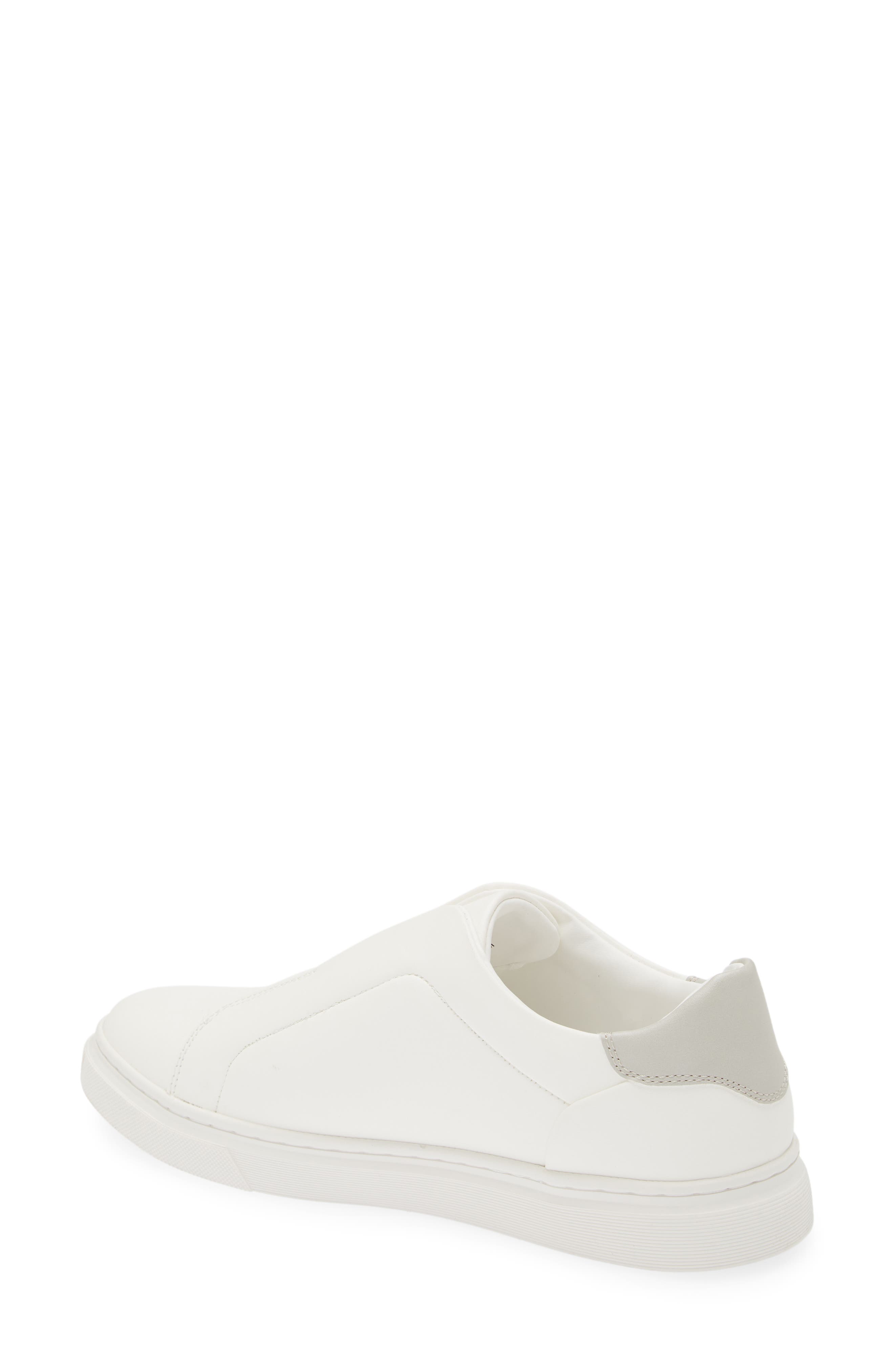 NORDSTROM RACK Wyatt Slip-On Sneaker, Alternate, color, White- Grey