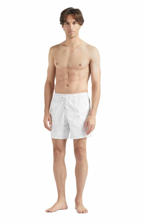 Men's Jacquard Ronde des Tortues Swim Trunks