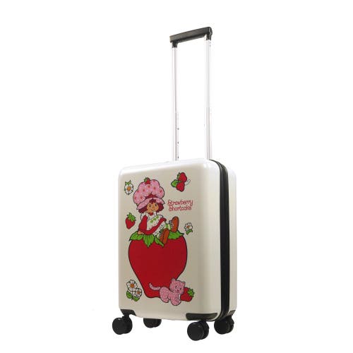 Ful Strawberry Shortcake 22.5" Carry-on Luggage In White