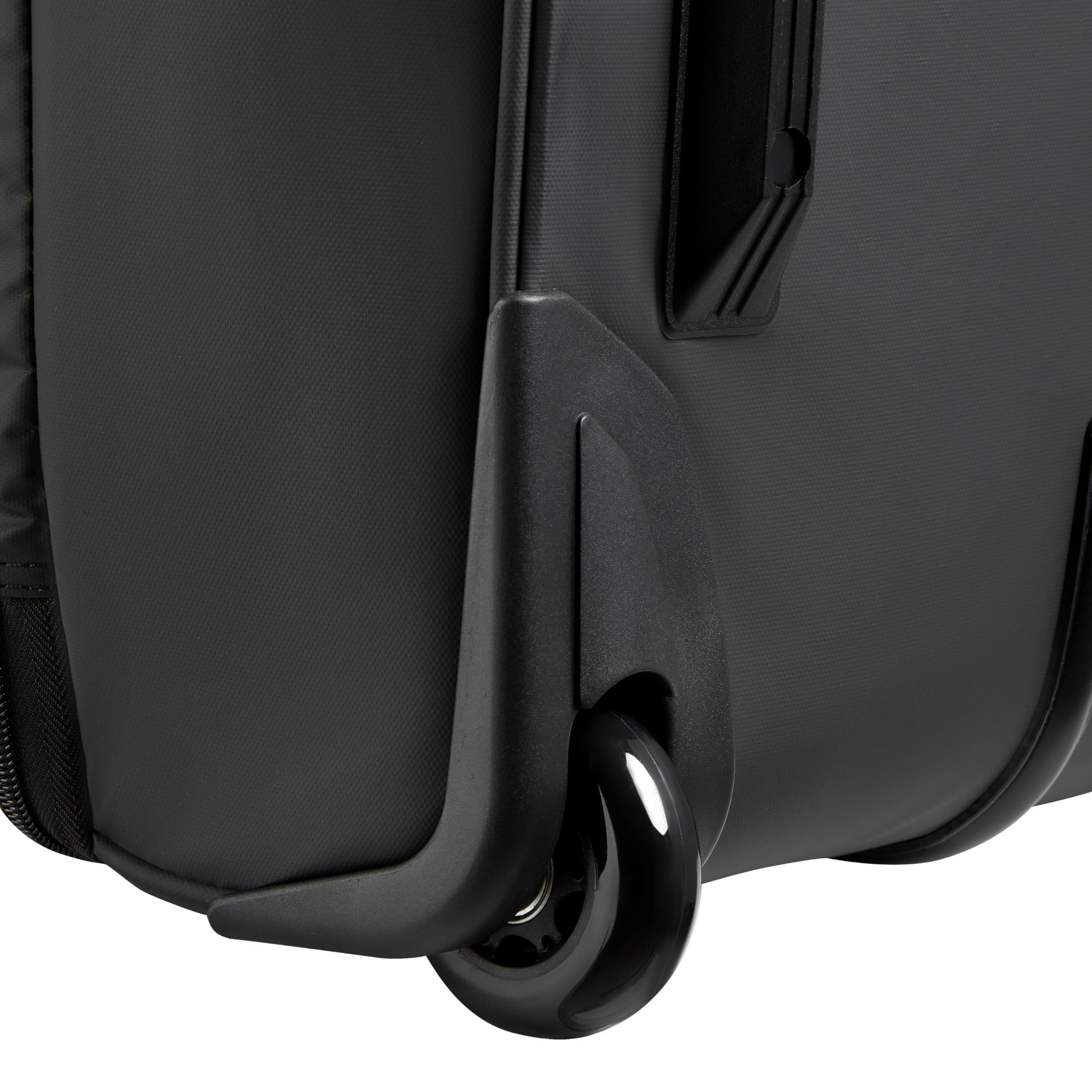 JEEP JS006B 20 Inch Two Wheel Rolling Travel Duffle Bag, Alternate, color, Black